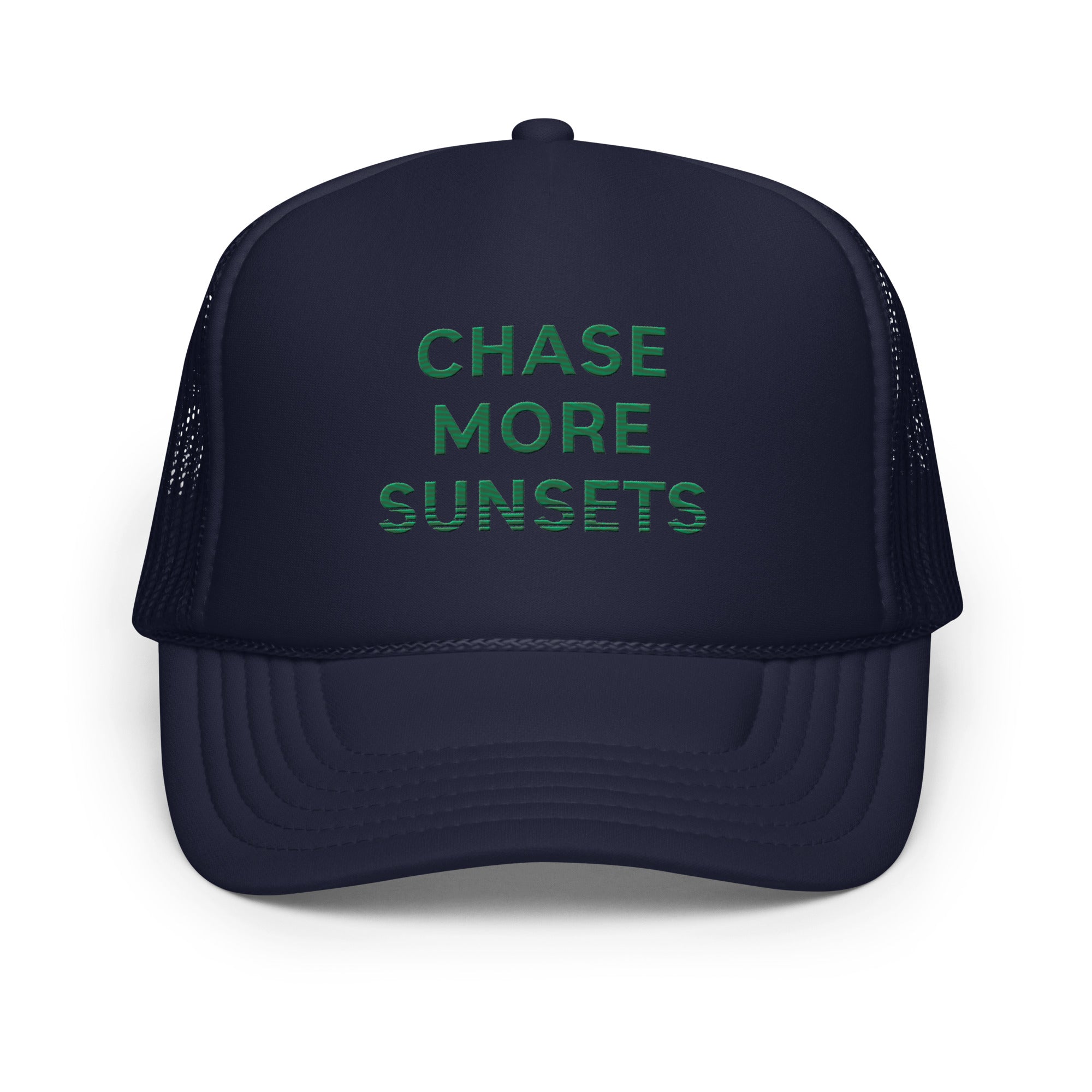 CHASE MORE SUNSETS *Green Flash Edition* Trucker Hat