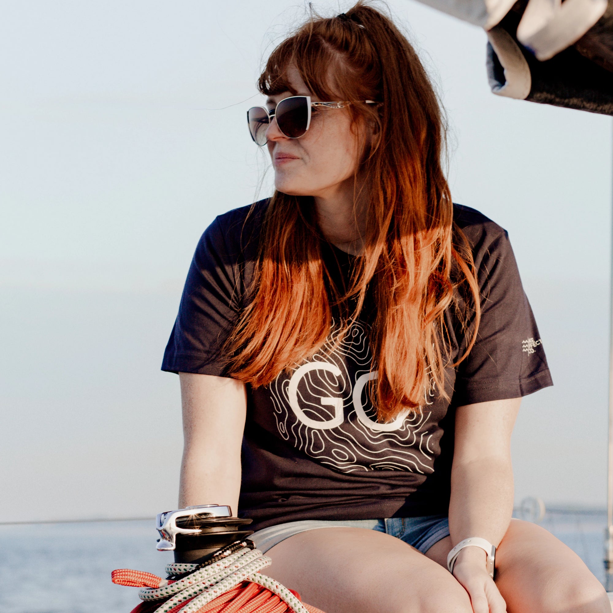 GO Lake Topography Tee Shirt - Unisex