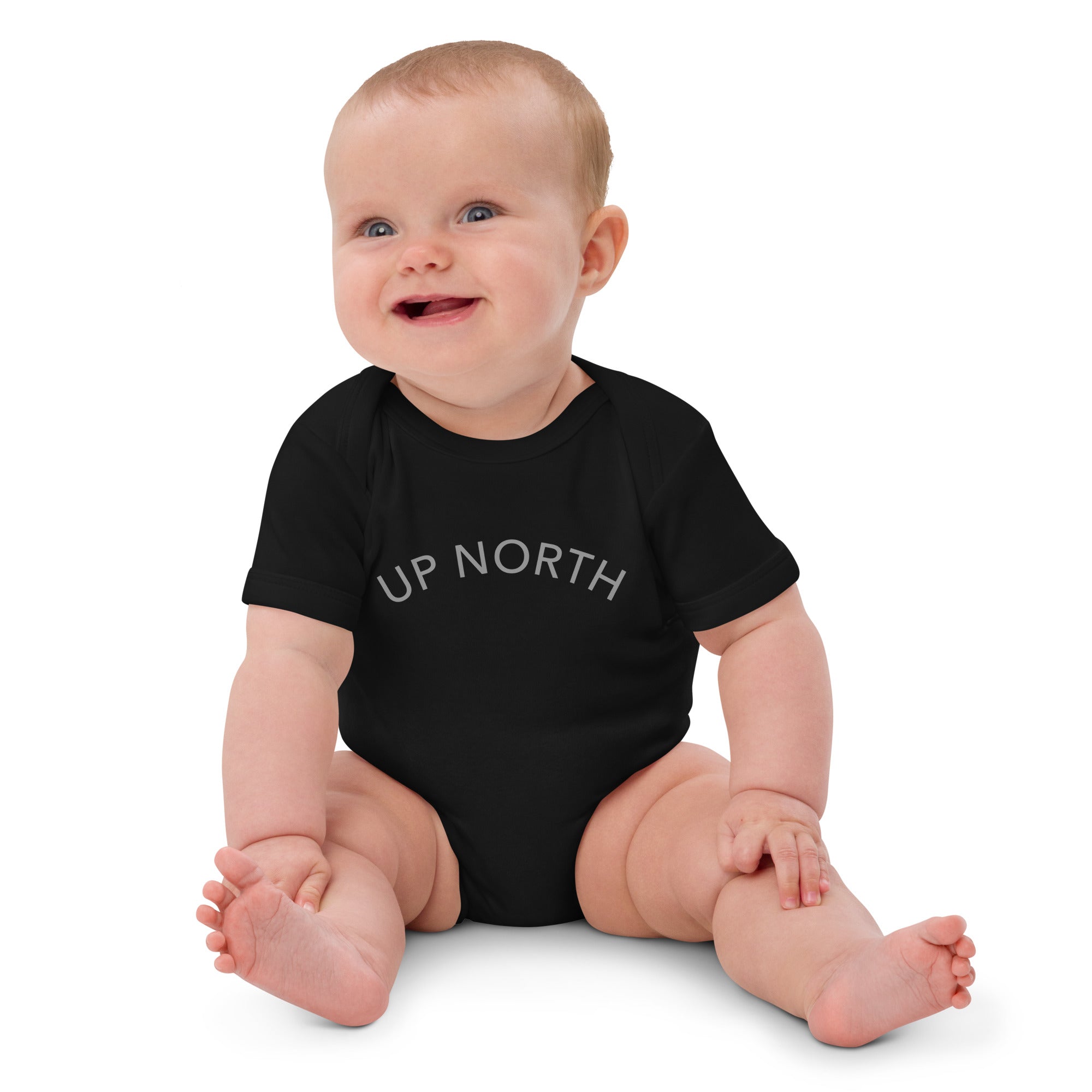 UP NORTH Organic Cotton Baby Onesie