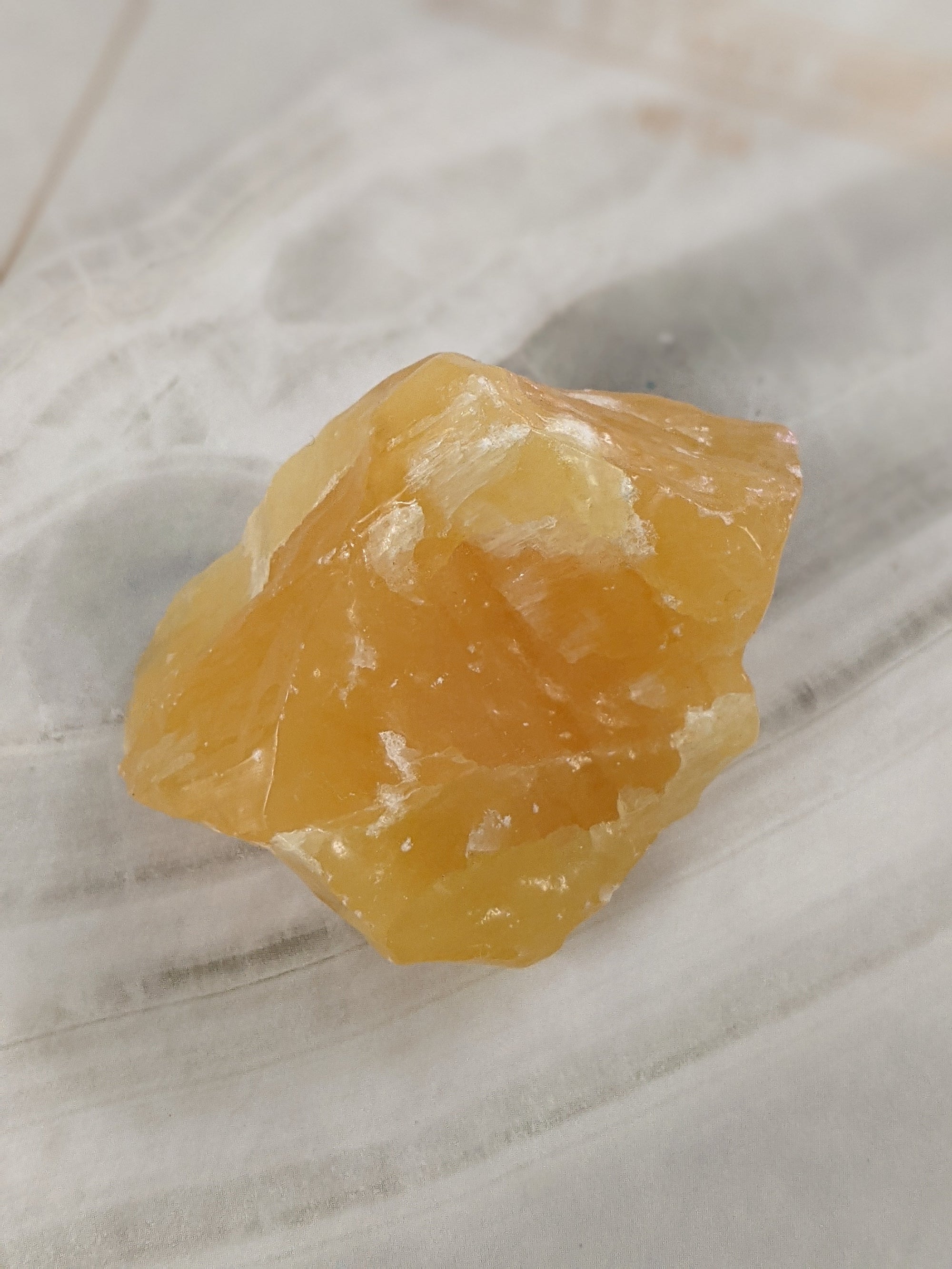 Orange Calcite Crystal