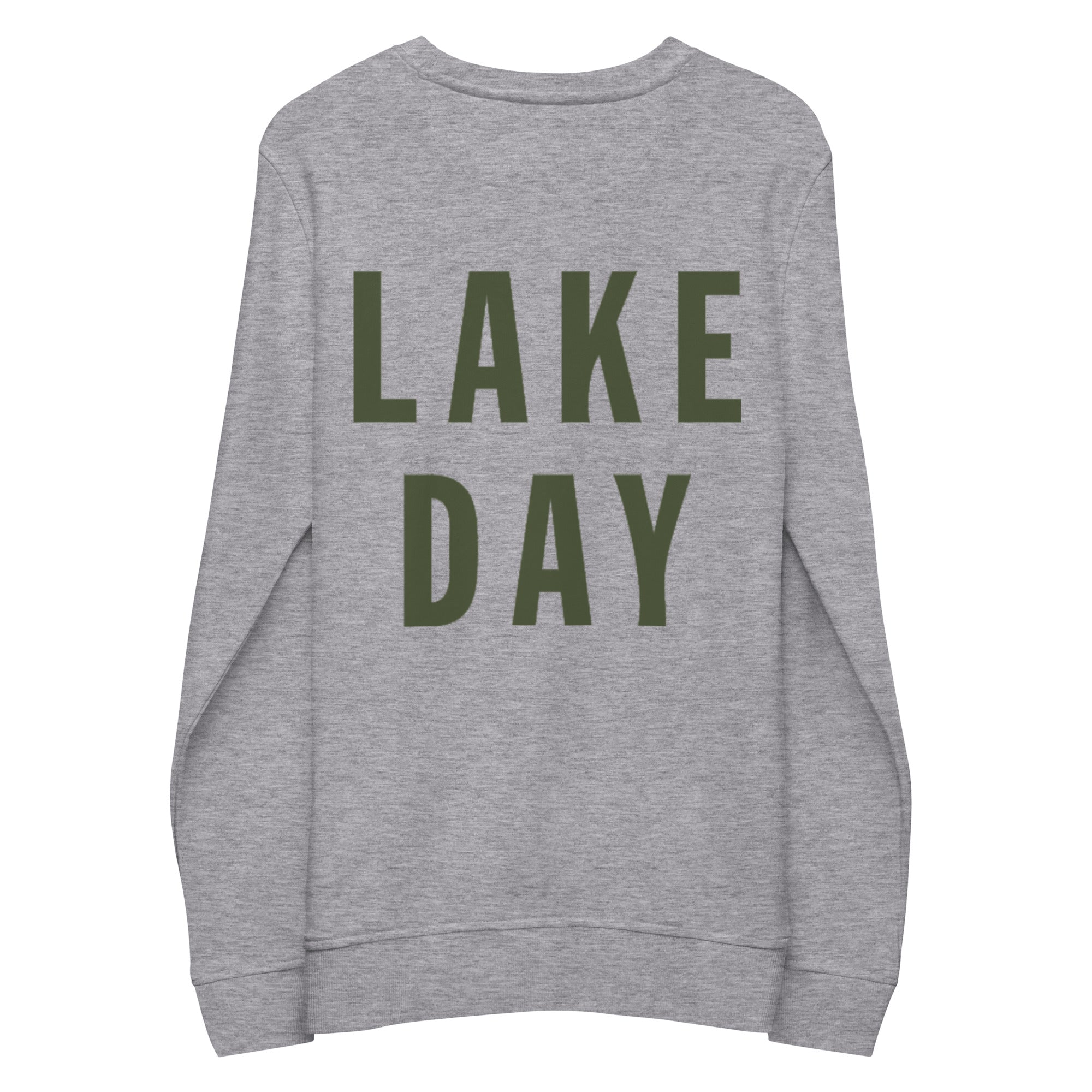 LAKE DAY Unisex Organic Sweatshirt